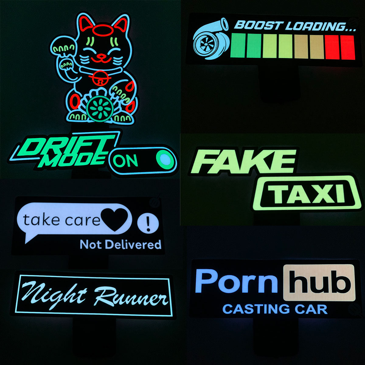 LED Animated/Sound activated stickers